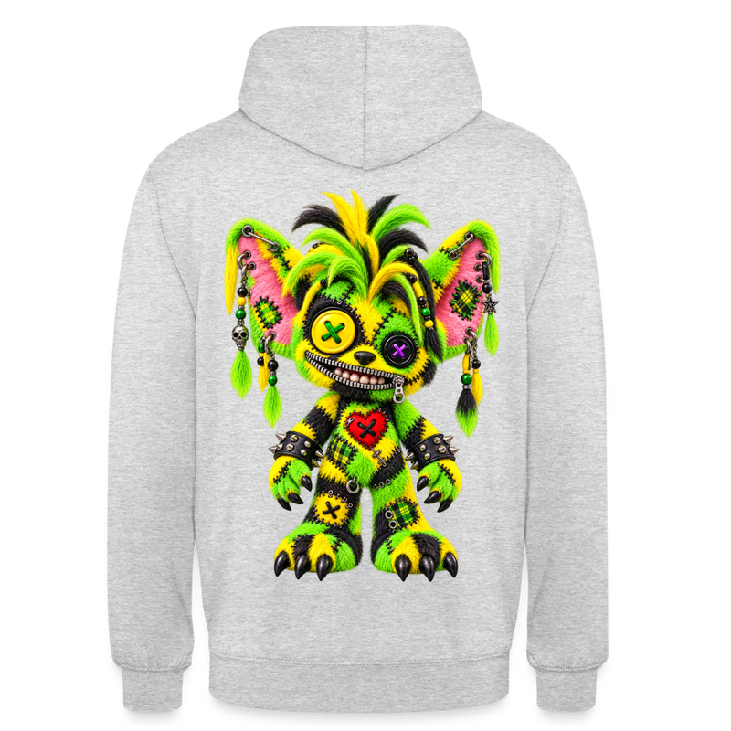 FUZZBALL GREMMY – Herren / Unisex Hoodie - Hellgrau meliert