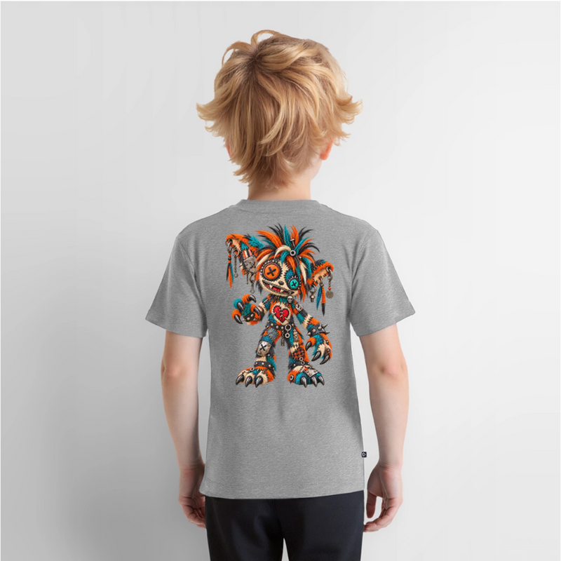 SCRAP JACK – Kinder Premium T-Shirt - Grau meliert