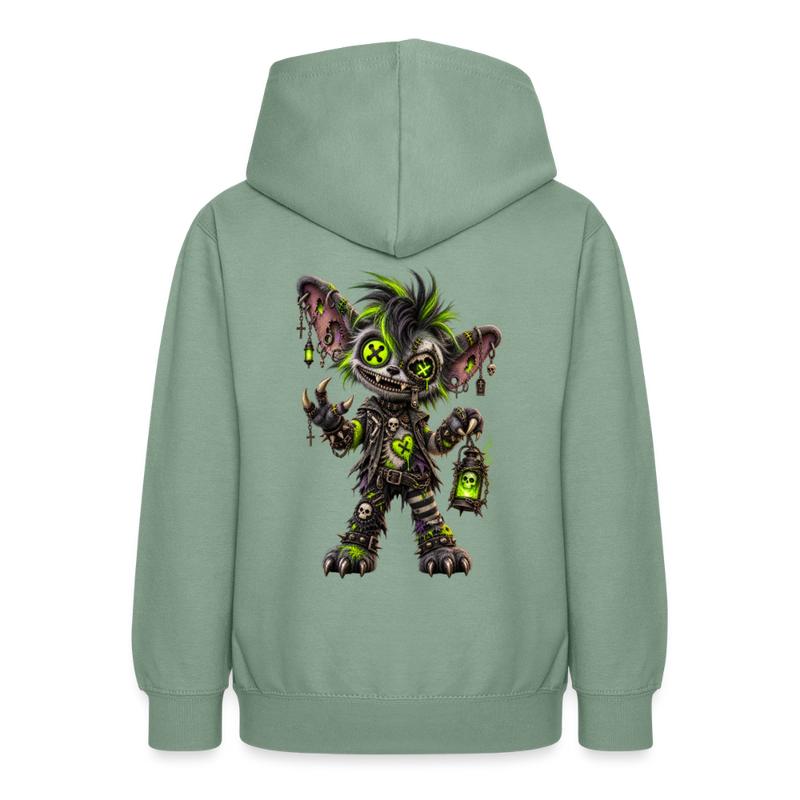 GRAVEYARD GIZZ – Teenie Hoodie - Graugrün