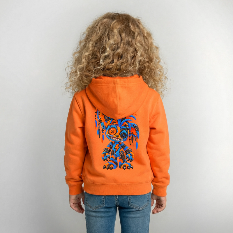 STATIC SPIKE – Kinder Hoodie - Orange