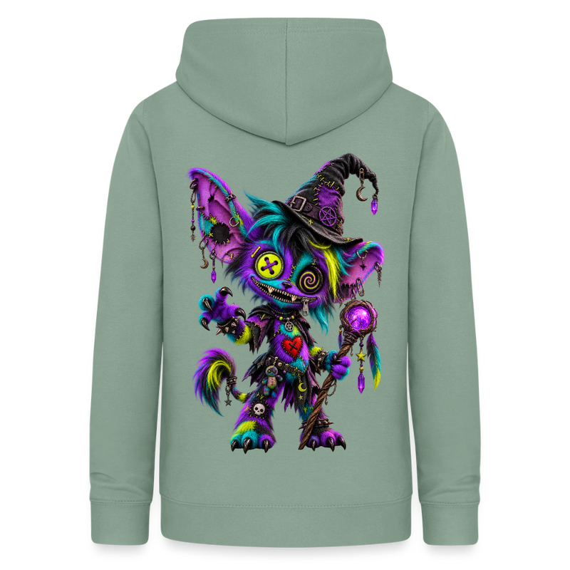 HEXIE HAZE – Damen Hoodie - Graugrün