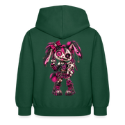 VELVET VEX – Kinder Hoodie - Flaschengrün