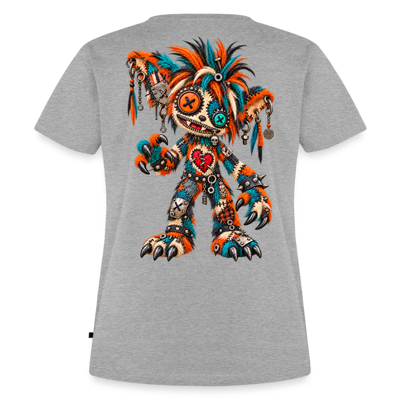 SCRAP JACK – Damen Premium T-Shirt - Grau meliert