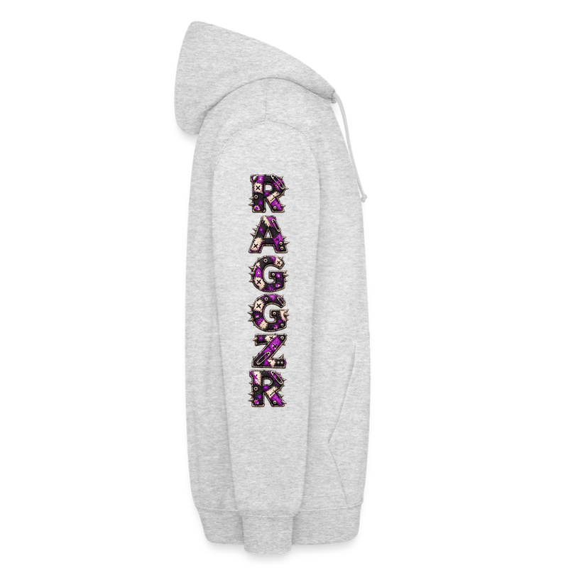 RAGGZR – Herren / Unisex Hoodie - Hellgrau meliert