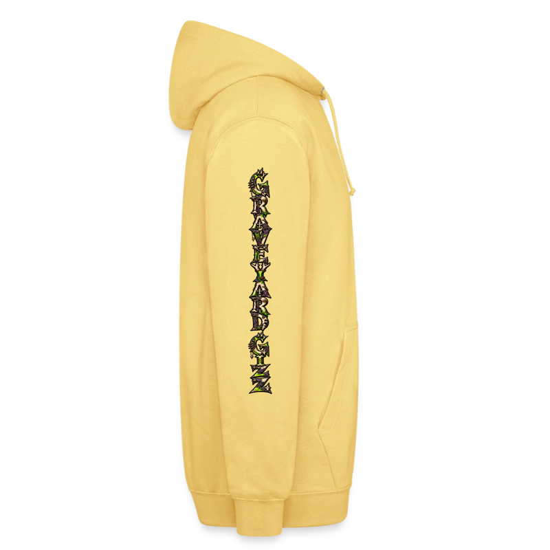 GRAVEYARD GIZZ – Herren / Unisex Hoodie - Zitronengelb