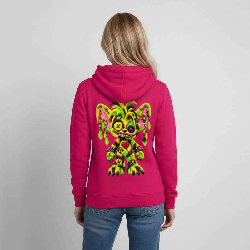 FUZZBALL GREMMY – Damen Hoodie - dunkles Pink