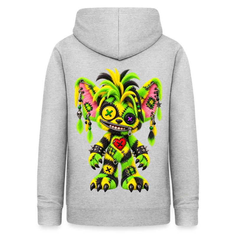 FUZZBALL GREMMY – Damen Hoodie - Hellgrau meliert