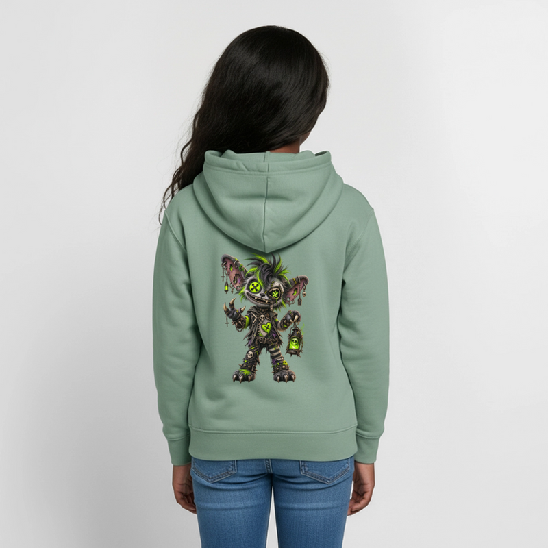GRAVEYARD GIZZ – Teenie Hoodie - Graugrün
