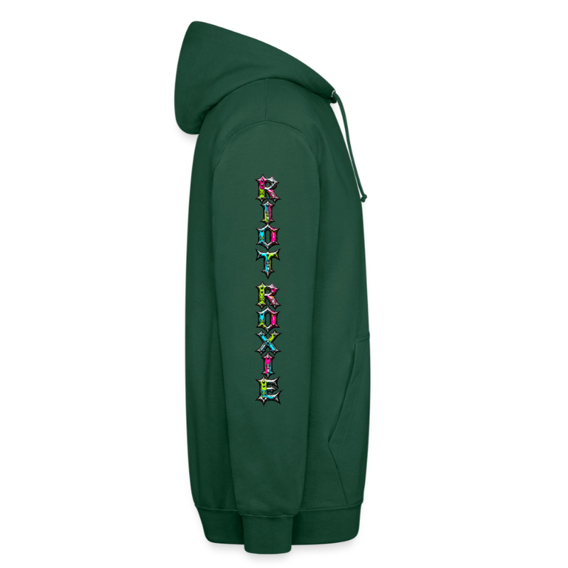 RIOT ROXIE – Herren / Unisex Hoodie - Flaschengrün