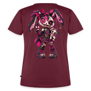 VELVET VEX – Damen Premium T-Shirt - Burgunderrot