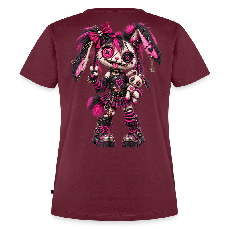 VELVET VEX – Damen Premium T-Shirt - Burgunderrot
