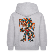 SCRAP JACK – Kinder Hoodie - Hellgrau meliert