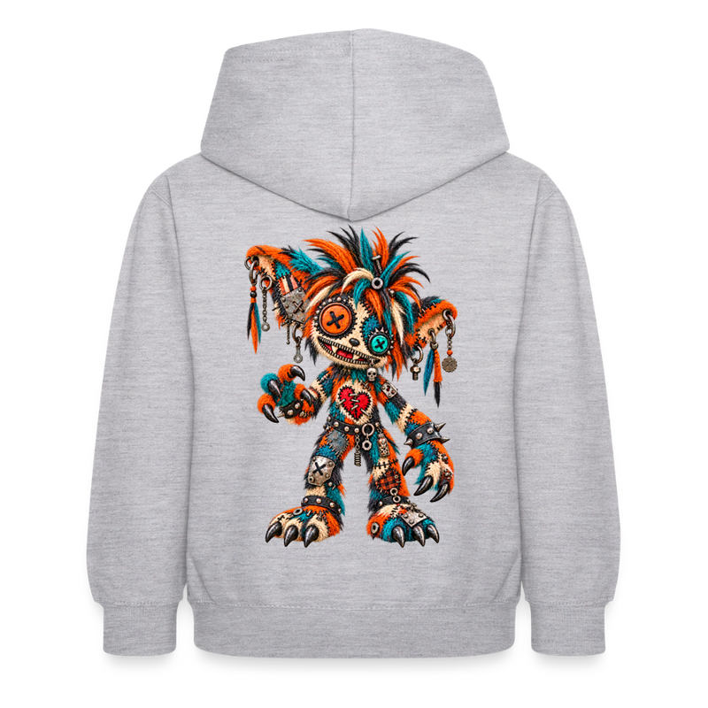 SCRAP JACK – Kinder Hoodie - Hellgrau meliert