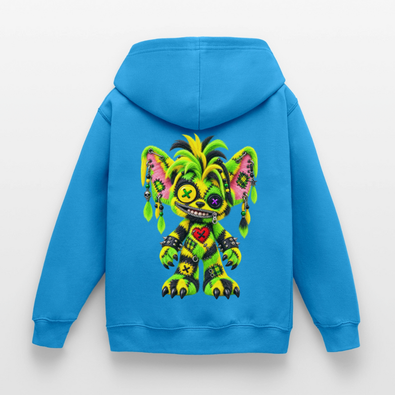 FUZZBALL GREMMY – Kinder Hoodie - Meeresblau