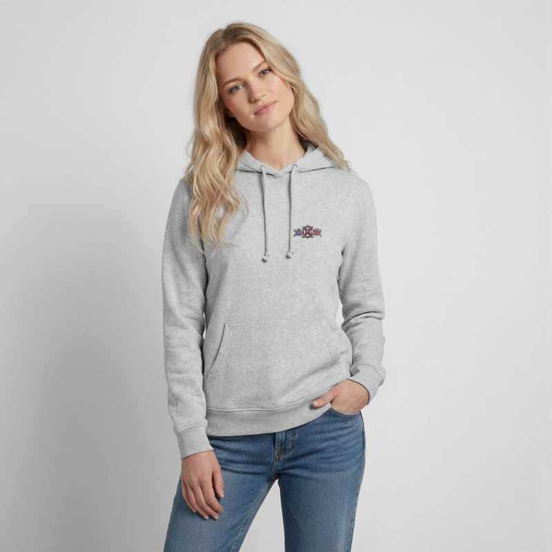 MOSH MOLLY – Damen Hoodie - Hellgrau meliert