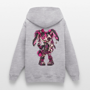 VELVET VEX – Teenie Hoodie - Hellgrau meliert