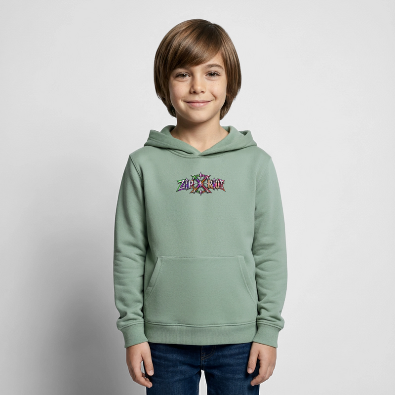HEXIE HAZE – SPELLBOUND | Kinder Premium Hoodie - Graugrün