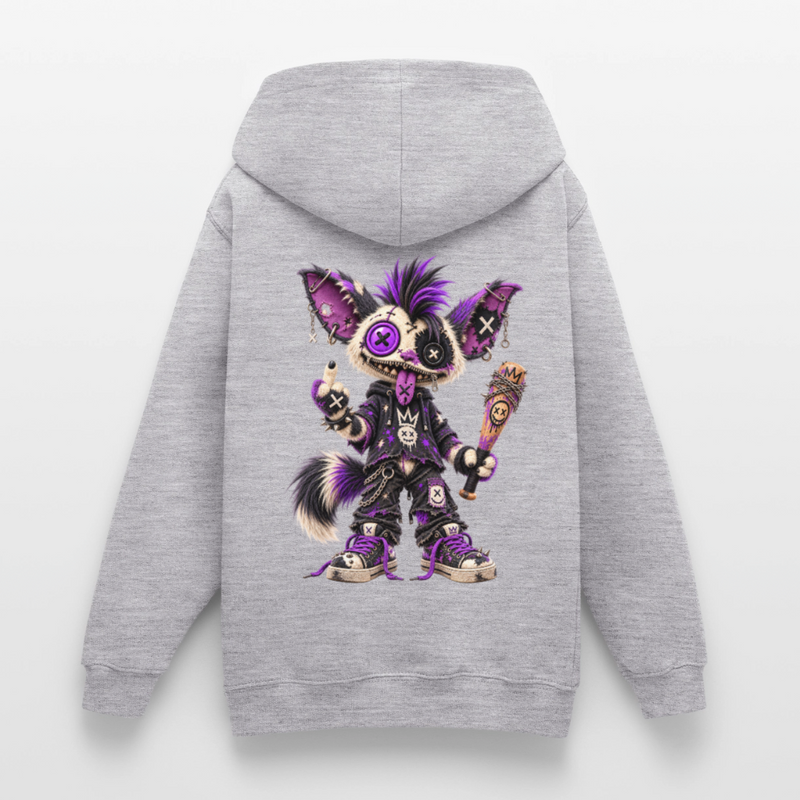 RAGGZR – Teenie Hoodie - Hellgrau meliert