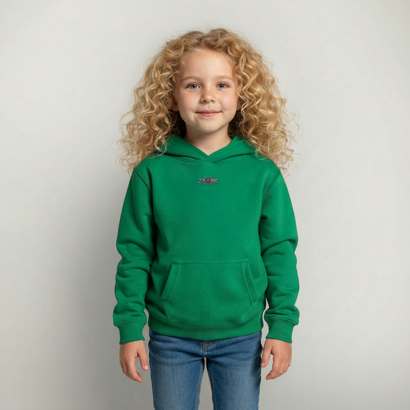 STATIC SPIKE – Kinder Hoodie - Kelly Green