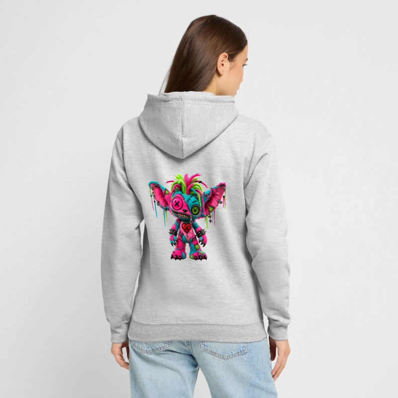 RIOT ROXIE – Herren / Unisex Hoodie - Hellgrau meliert
