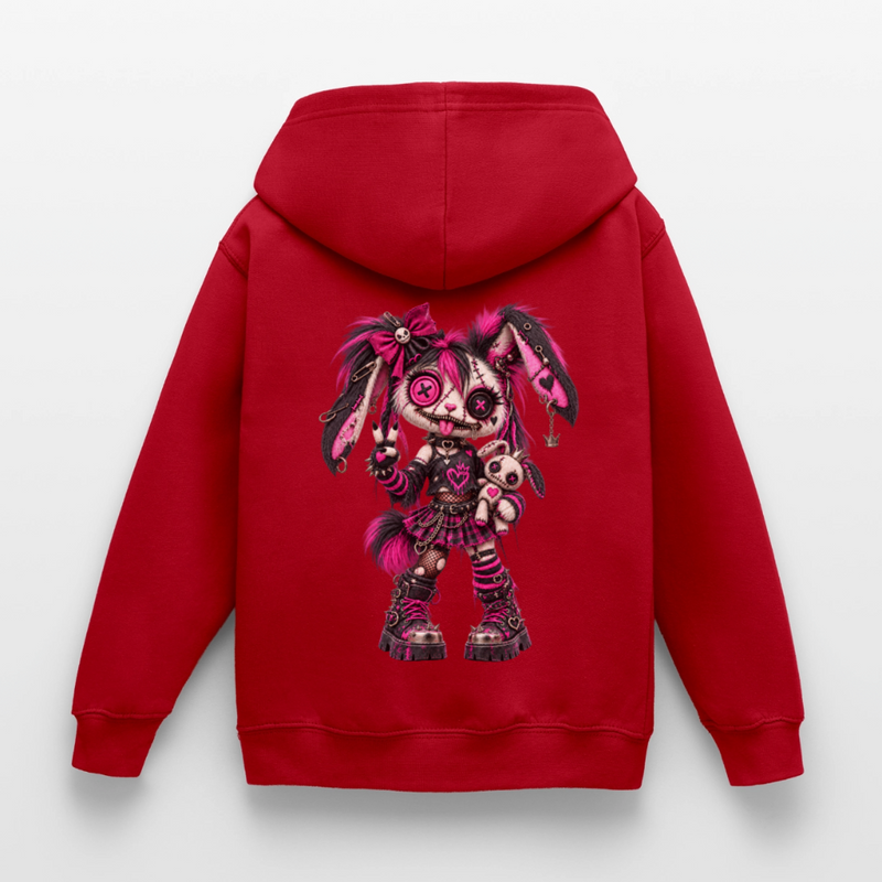 VELVET VEX – Kinder Hoodie - Rot