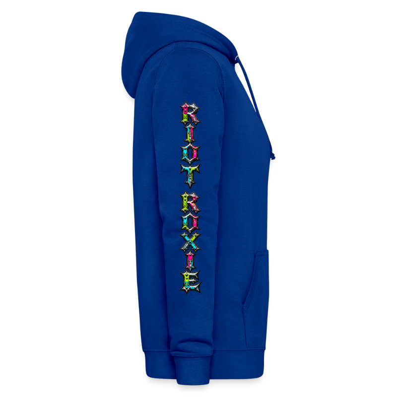 RIOT ROXIE – Damen Hoodie - Royalblau