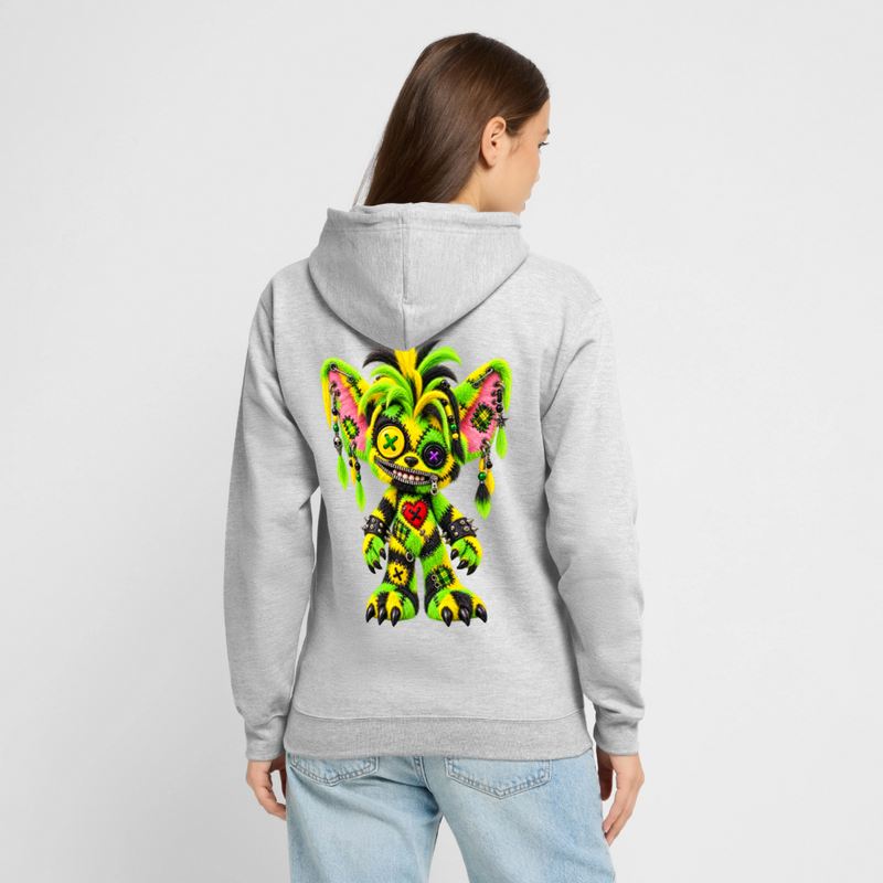 FUZZBALL GREMMY – Herren / Unisex Hoodie - Hellgrau meliert