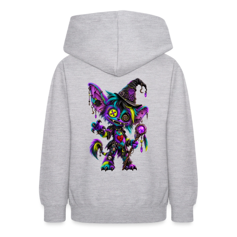 HEXIE HAZE – Teenie Hoodie - Hellgrau meliert