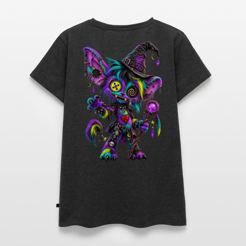 HEXIE HAZE – Damen Premium T-Shirt - Anthrazit meliert