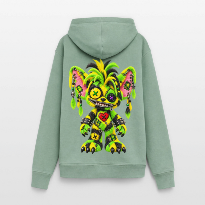 FUZZBALL GREMMY – Damen Hoodie - Graugrün