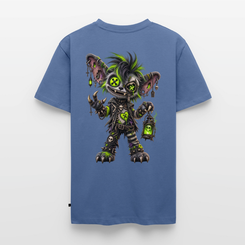 GRAVEYARD GIZZ – Herren Premium T-Shirt - Taubenblau