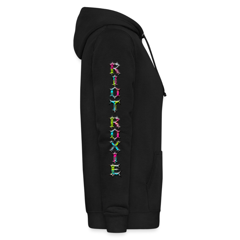 RIOT ROXIE – Damen Hoodie - Schwarz