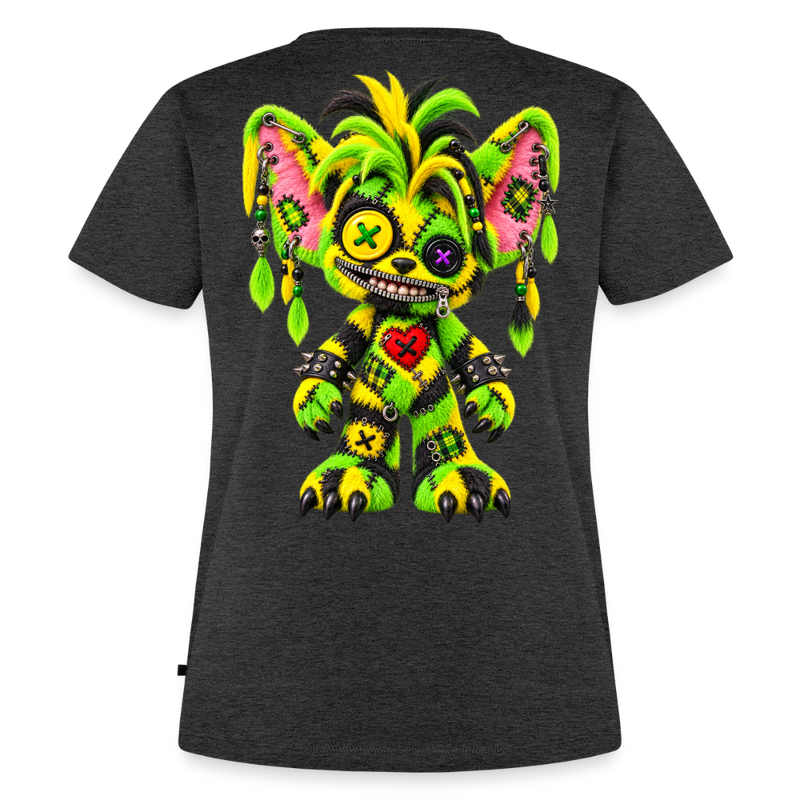 FUZZBALL GREMMY – Damen Premium T-Shirt - Anthrazit meliert