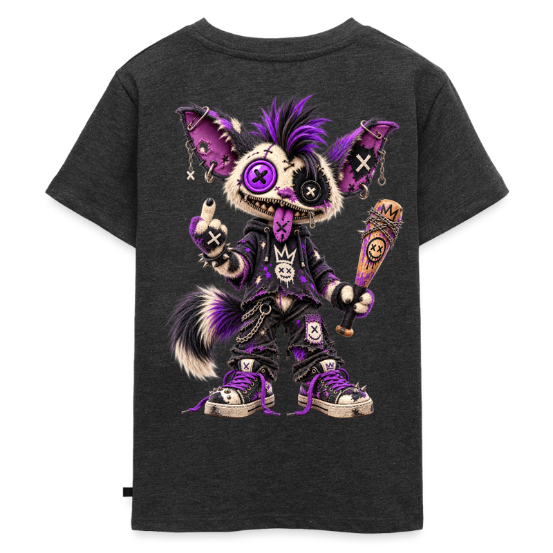 RAGGZR – Kinder Premium T-Shirt - Anthrazit meliert