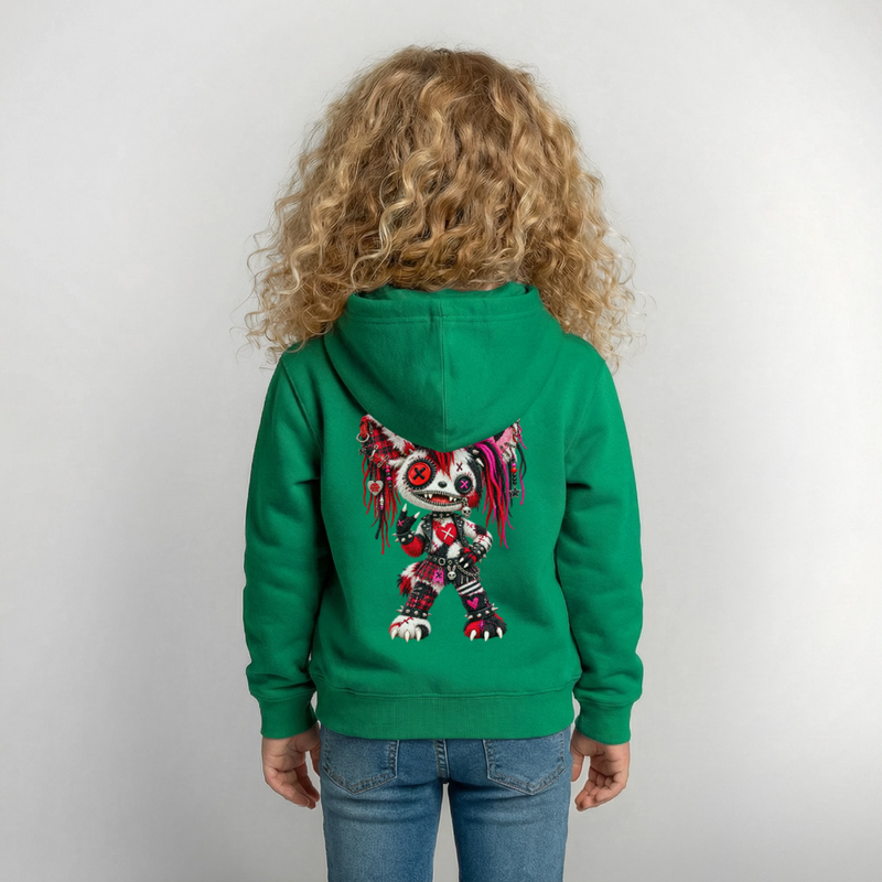 MOSH MOLLY – Kinder Hoodie - Kelly Green