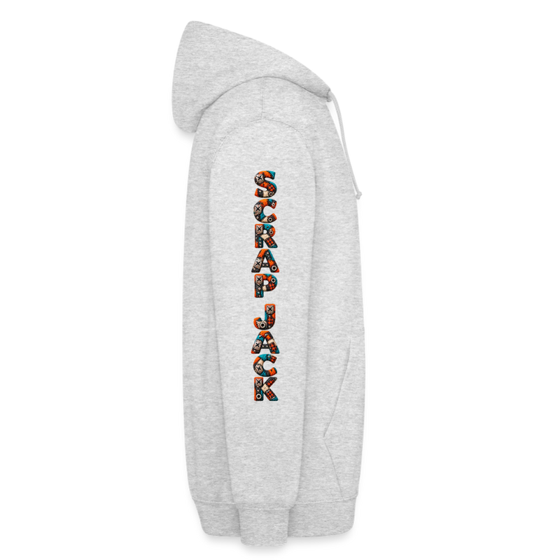 SCRAP JACK – Herren / Unisex Hoodie - Hellgrau meliert