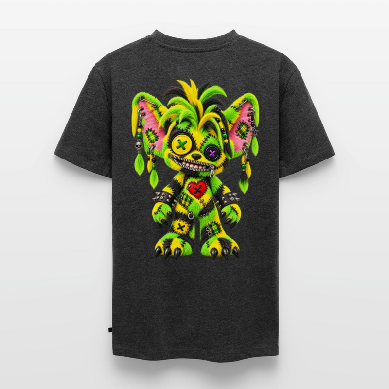 FUZZBALL GREMMY – Herren Premium T-Shirt - Anthrazit meliert