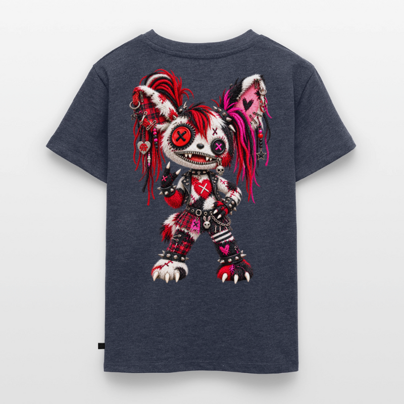 MOSH MOLLY – Kinder Premium T-Shirt - Jeansblau 