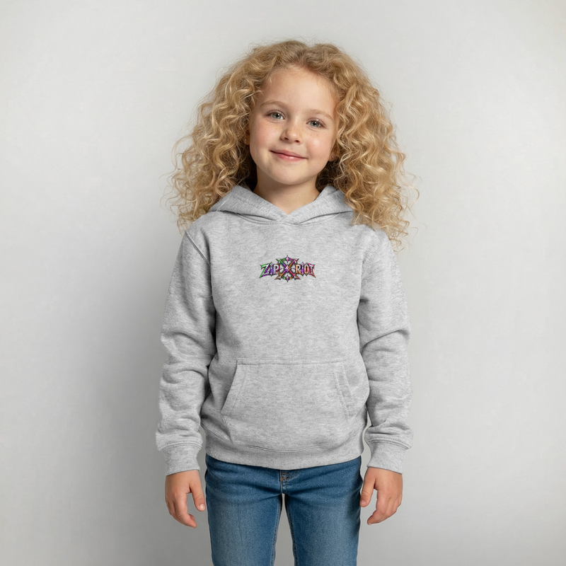 RIOT ROXIE – HIGHJUMP | Kinder Premium Hoodie - Hellgrau meliert