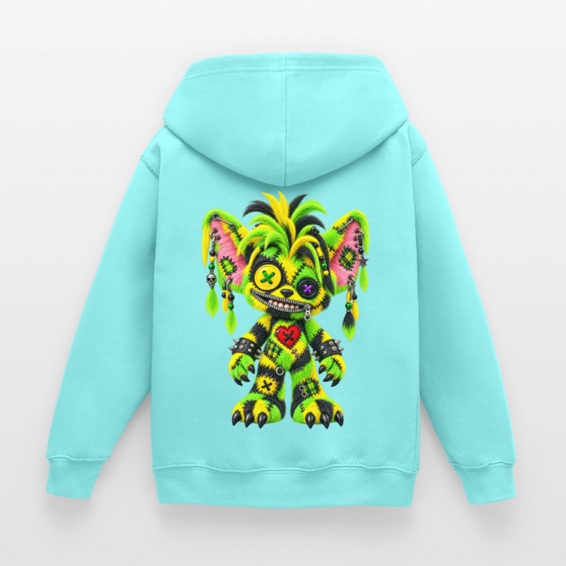 FUZZBALL GREMMY – Kinder Hoodie - Pfefferminze