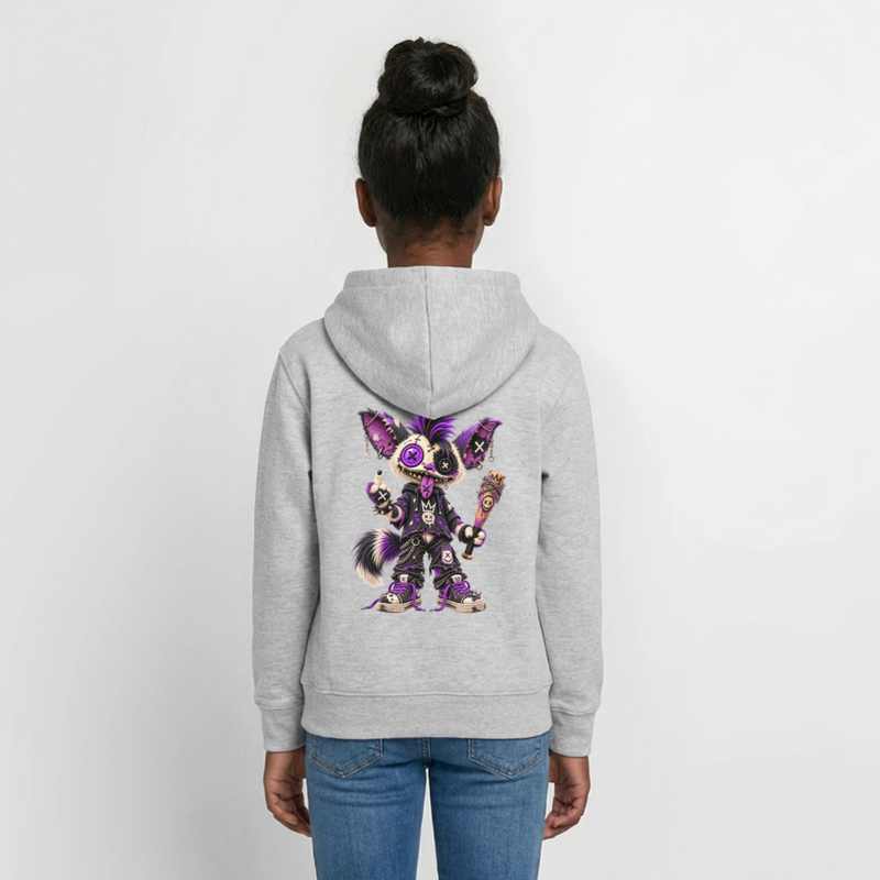 RAGGZR – Teenie Hoodie - Hellgrau meliert