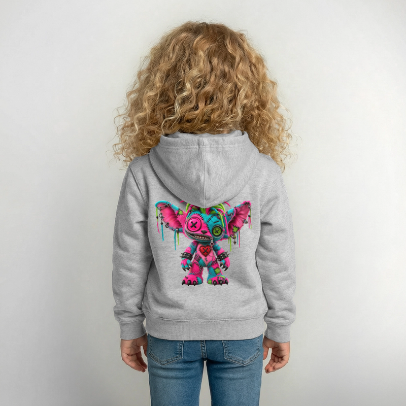 RIOT ROXIE – HIGHJUMP | Kinder Premium Hoodie - Hellgrau meliert