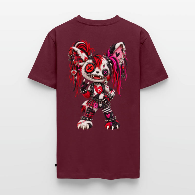 MOSH MOLLY – Herren Premium T-Shirt - Burgunderrot