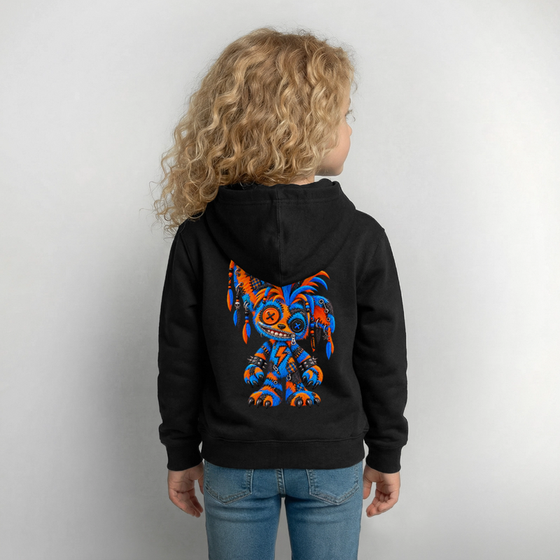 STATIC SPIKE – Kinder Hoodie - Schwarz