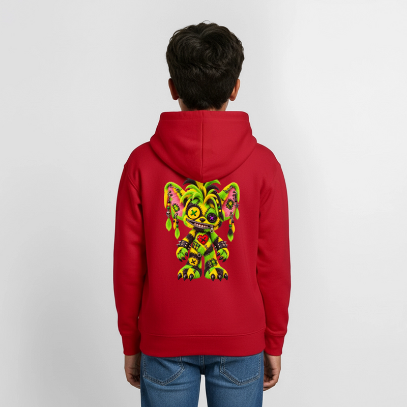FUZZBALL GREMMY – Teenie Hoodie - Rot