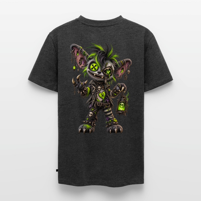 GRAVEYARD GIZZ – Herren Premium T-Shirt - Anthrazit meliert