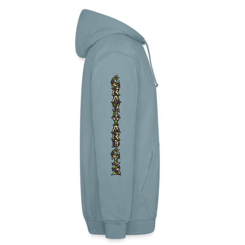 GRAVEYARD GIZZ – Herren / Unisex Hoodie - Nebelblau