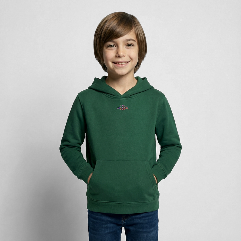FUZZBALL GREMMY – Kinder Hoodie - Flaschengrün