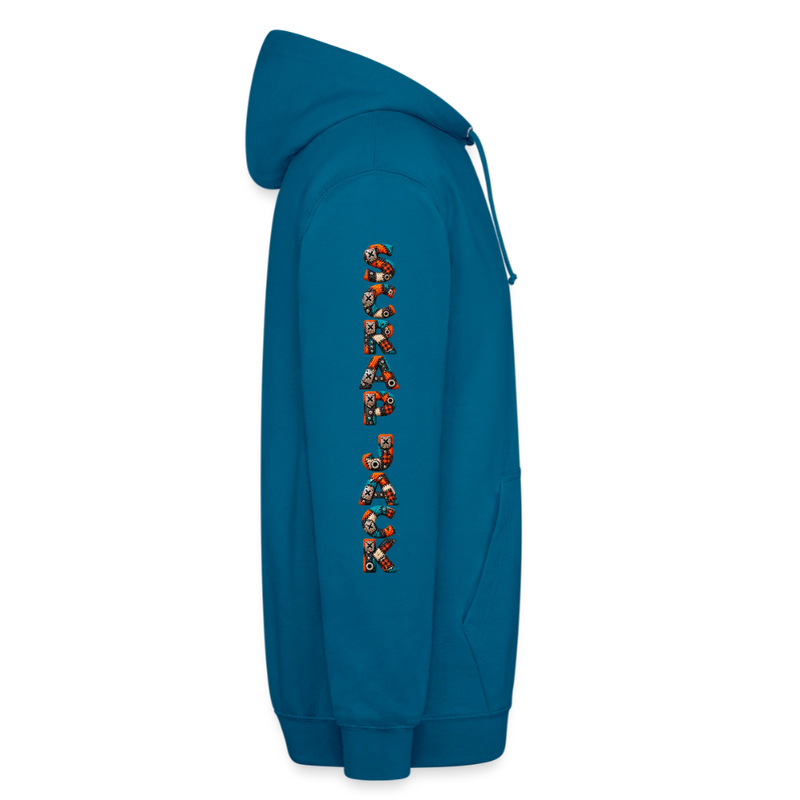 SCRAP JACK – Herren / Unisex Hoodie - Tiefseeblau 