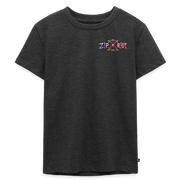 VELVET VEX – Kinder Premium T-Shirt - Anthrazit meliert